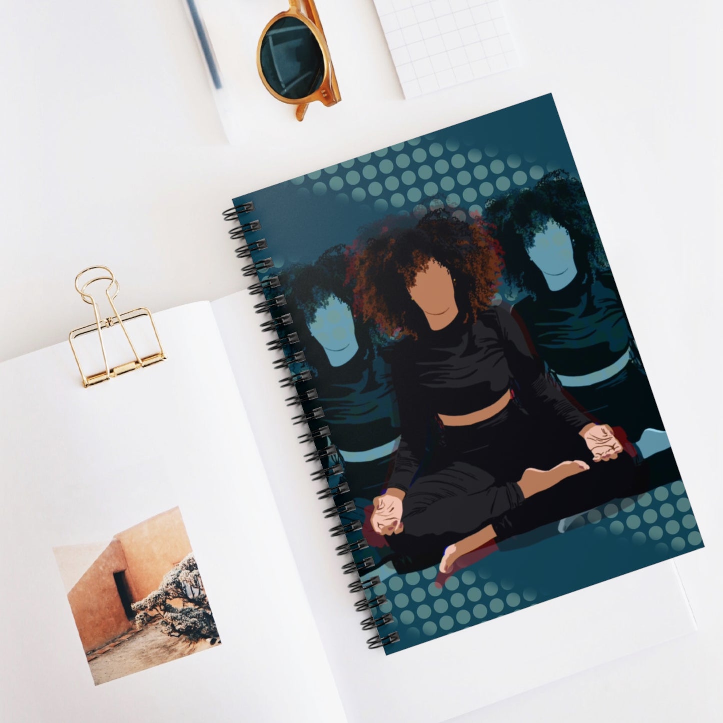 Meditation Flex Spiral Notebook | Ruled Line