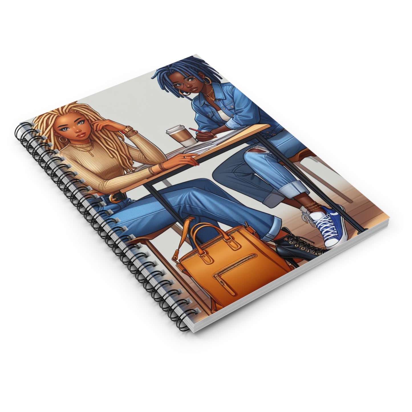 Loc'd Sisters Spiral Notebook | Ruled Line